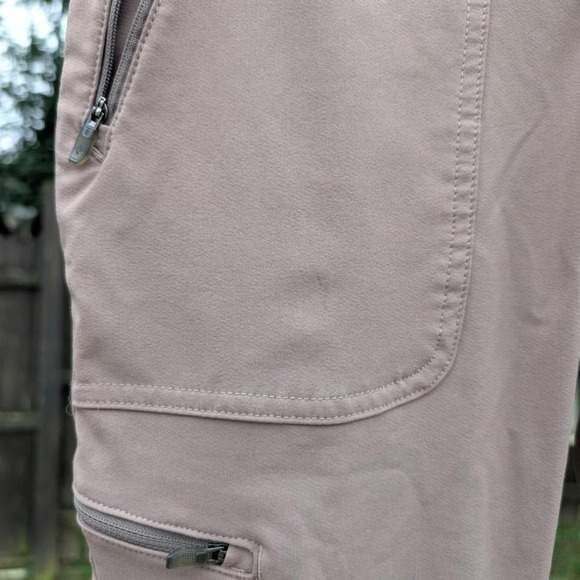 Columbia Womens Cropped Pants Hiking Travel Casual Activewear Zip Pockets - Picture 3 of 5